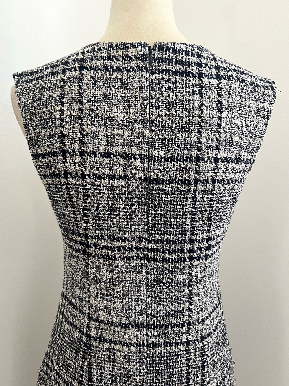EVA FRANCO Anthropologie Ginger Dress Whitby Plaid Sheath A-Line Dress Size 6 - Picture 8 of 13